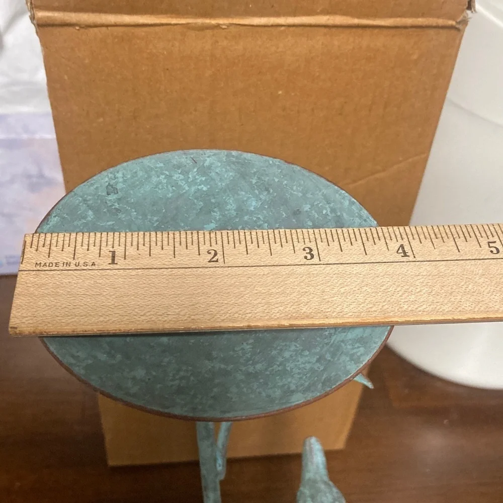 Decorative Bird Candle Holder - Turquoise